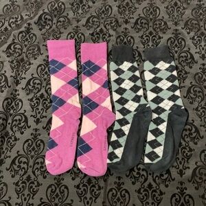 Bundle of Argyle Socks Size M